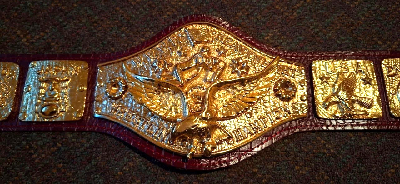VINTAGE BOB BUCKLAND  HEAVYWEIGHT WRESTLING CHAMPIONSHIP BELT