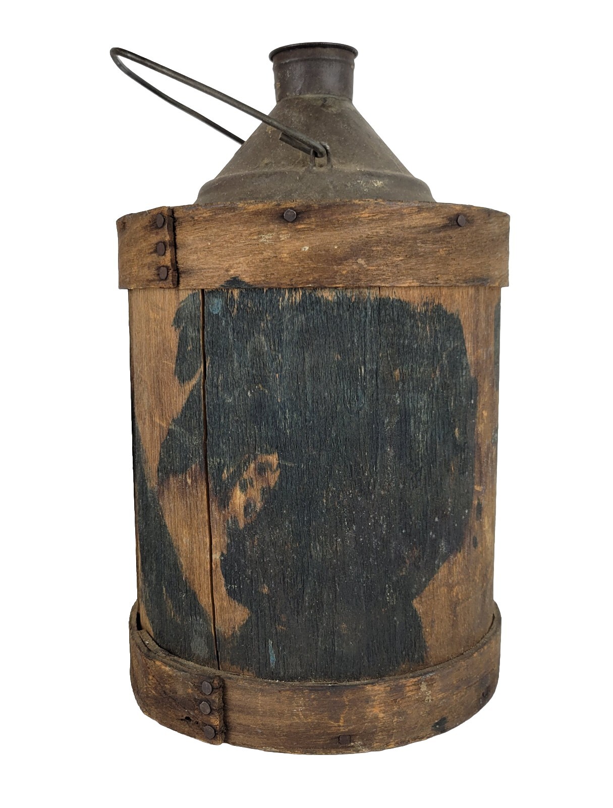 Antique FOLK ART WHISKEY JUG Bill Traylor Style Appalachian Hobo Outsider Aafa Antique FOLK ART WHISKEY JUG Bill Traylor Style Appalachian Hobo Outsider Aafa