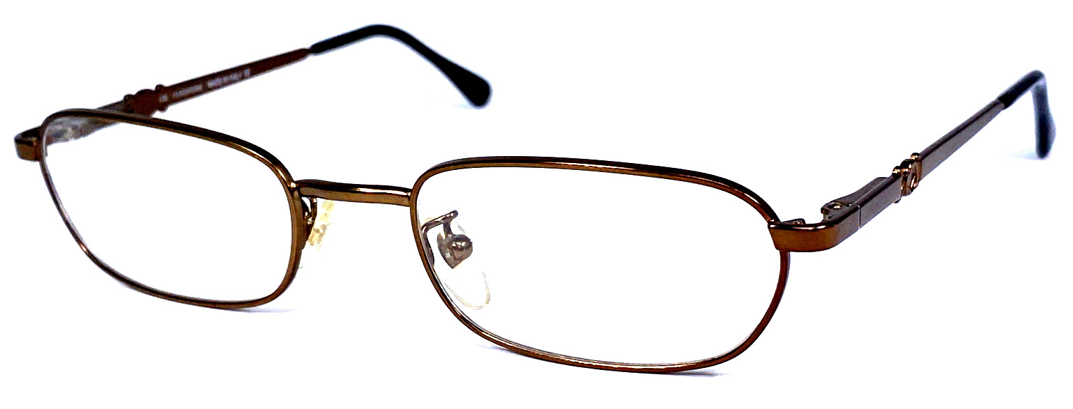 FENDISSIME F136 COL.884 NOS Italy Mocha Brown 51-20-135 Eyeglasses Frame