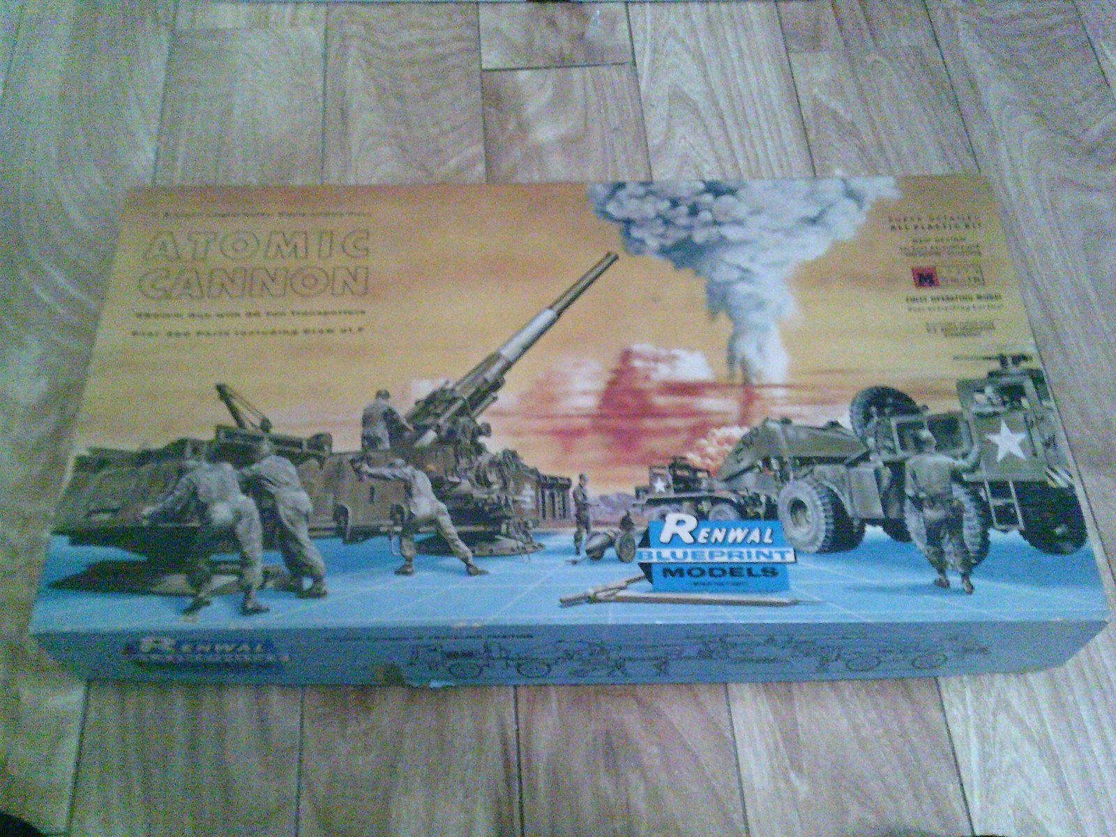 Vintage Revell Renwal 85-7811 Atomic Cannon 1/32 M65 280mm Model Kit Vintage Revell Renwal 85-7811 Atomic Cannon 1/32 M65 280mm Model Kit