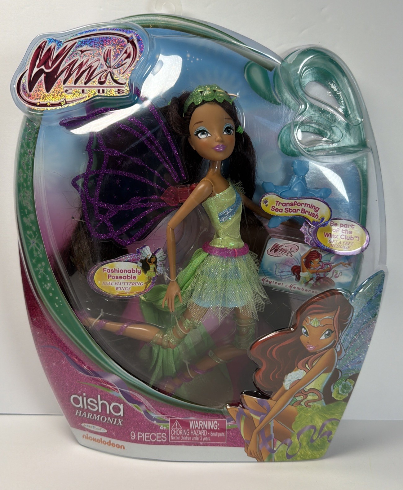 Winx Club 2013 Rare Harmonix Aisha Fairy Doll Accessories NEW JAKKS 9 Pieces Winx Club 2013 Rare Harmonix Aisha Fairy Doll Accessories NEW JAKKS 9 Pieces