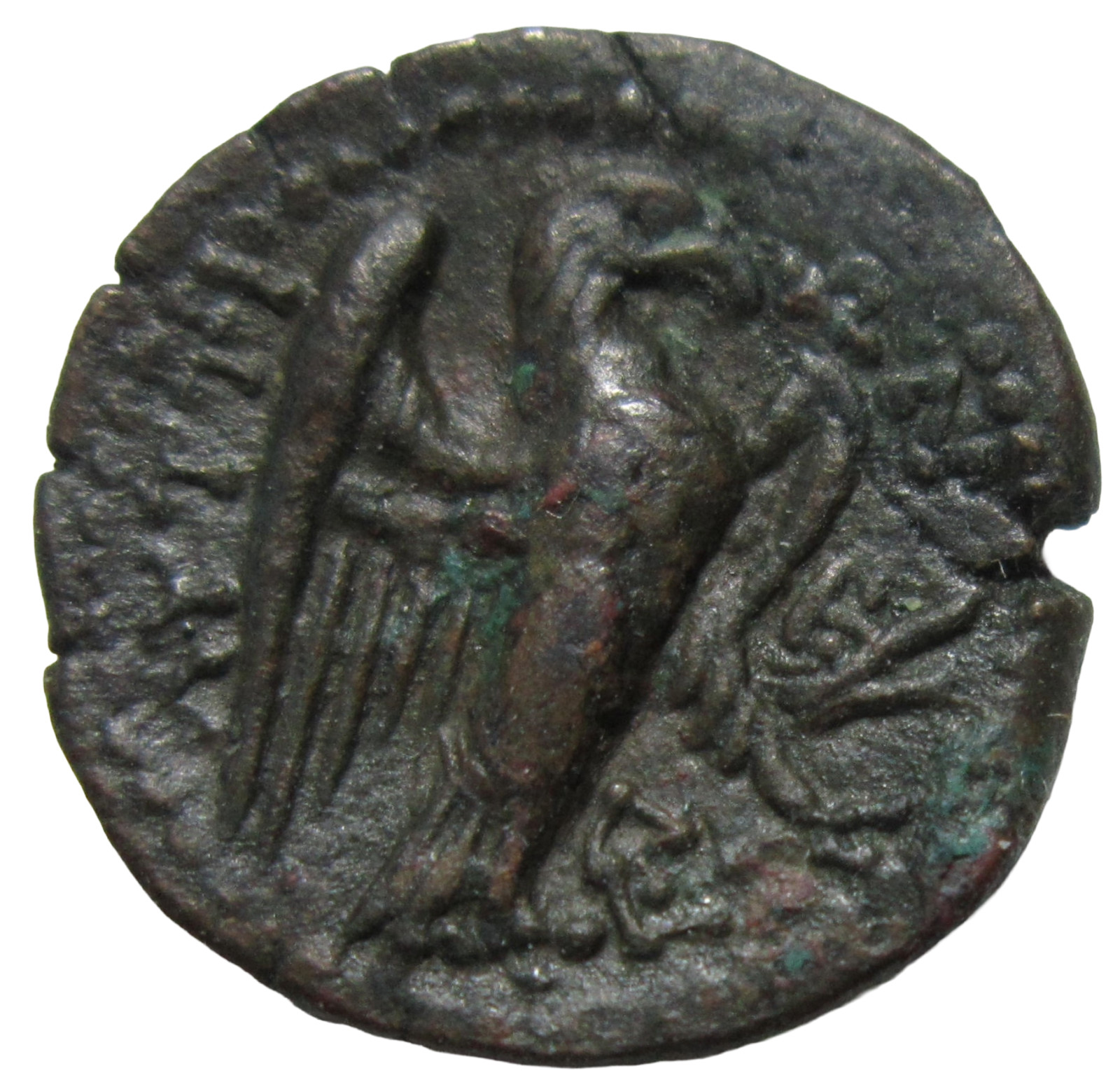CRETE, LYTTOS. AE 17. CIRCA 3rd CENTURY BC. ZEUS/EAGLE.