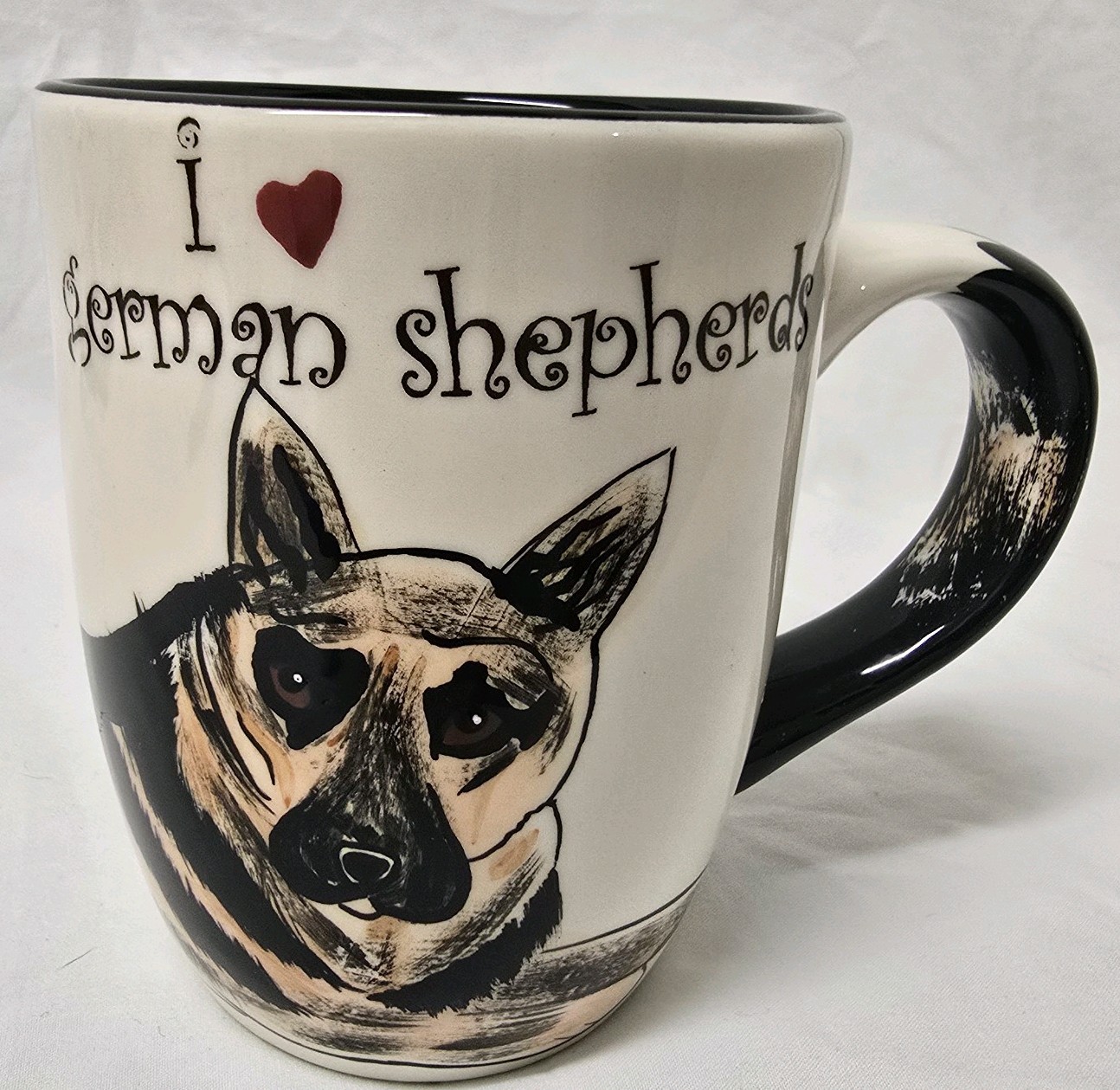 Rescue Me Now I Love German Shepherds Rocky Mug 14 Oz Pavilion Gift Co 2010