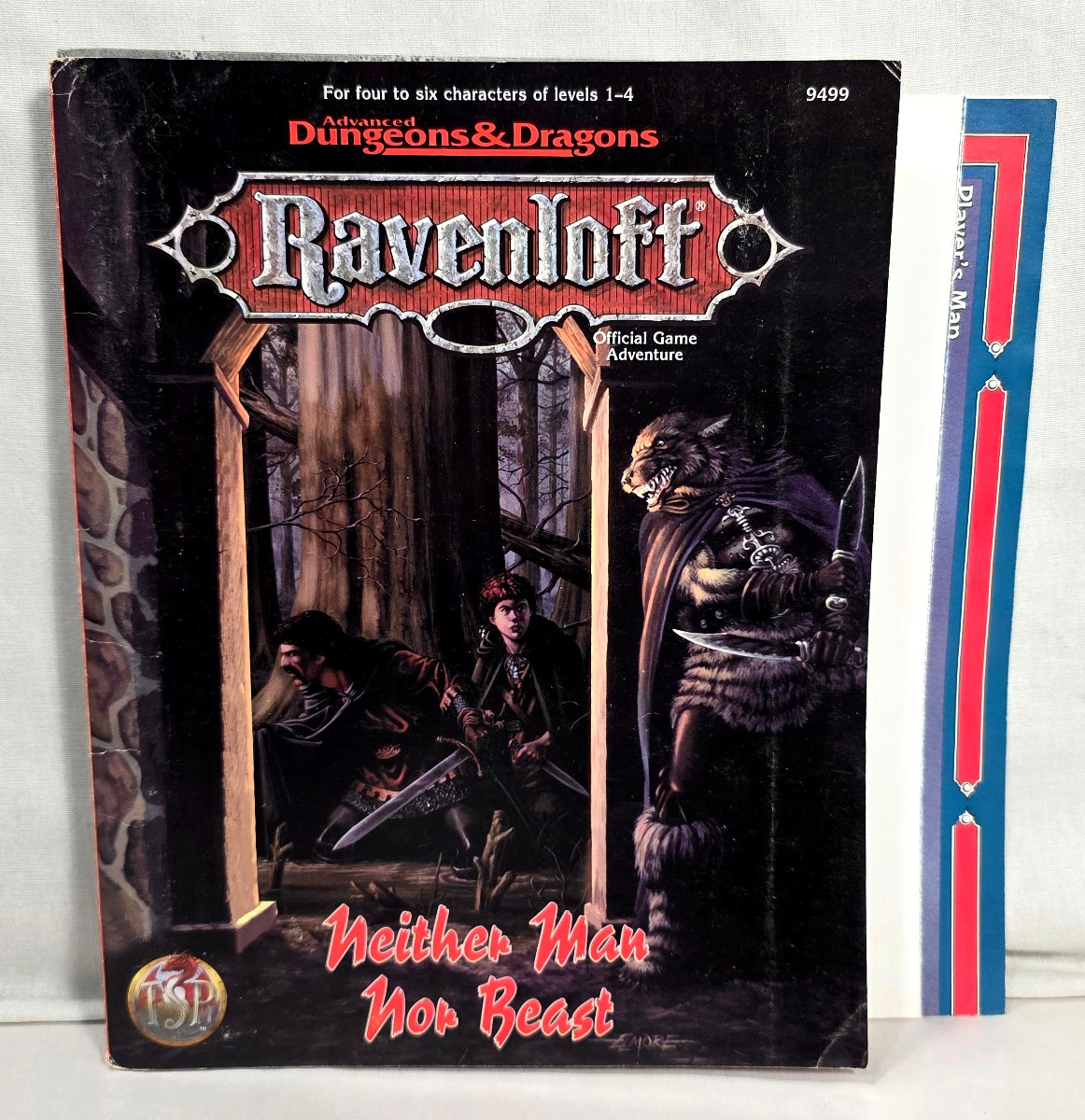 AD&D Ravenloft Neither Man Nor Beast Adventure Game TSR 1995 Original Maps 9499