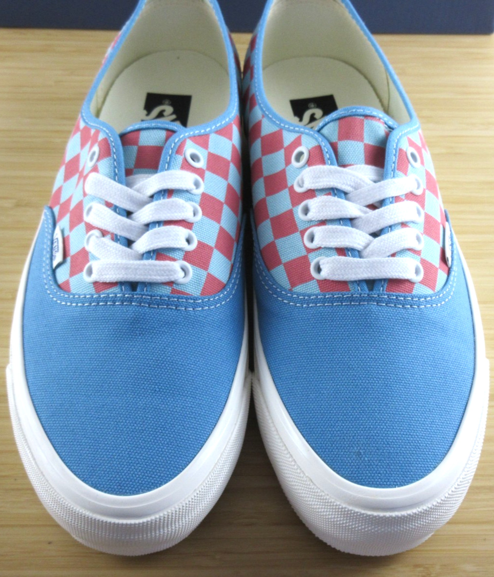Vans Men\'s Lx Authentic 44 Checkerboard Heritage Blue Skate shoes Size 10 NIB