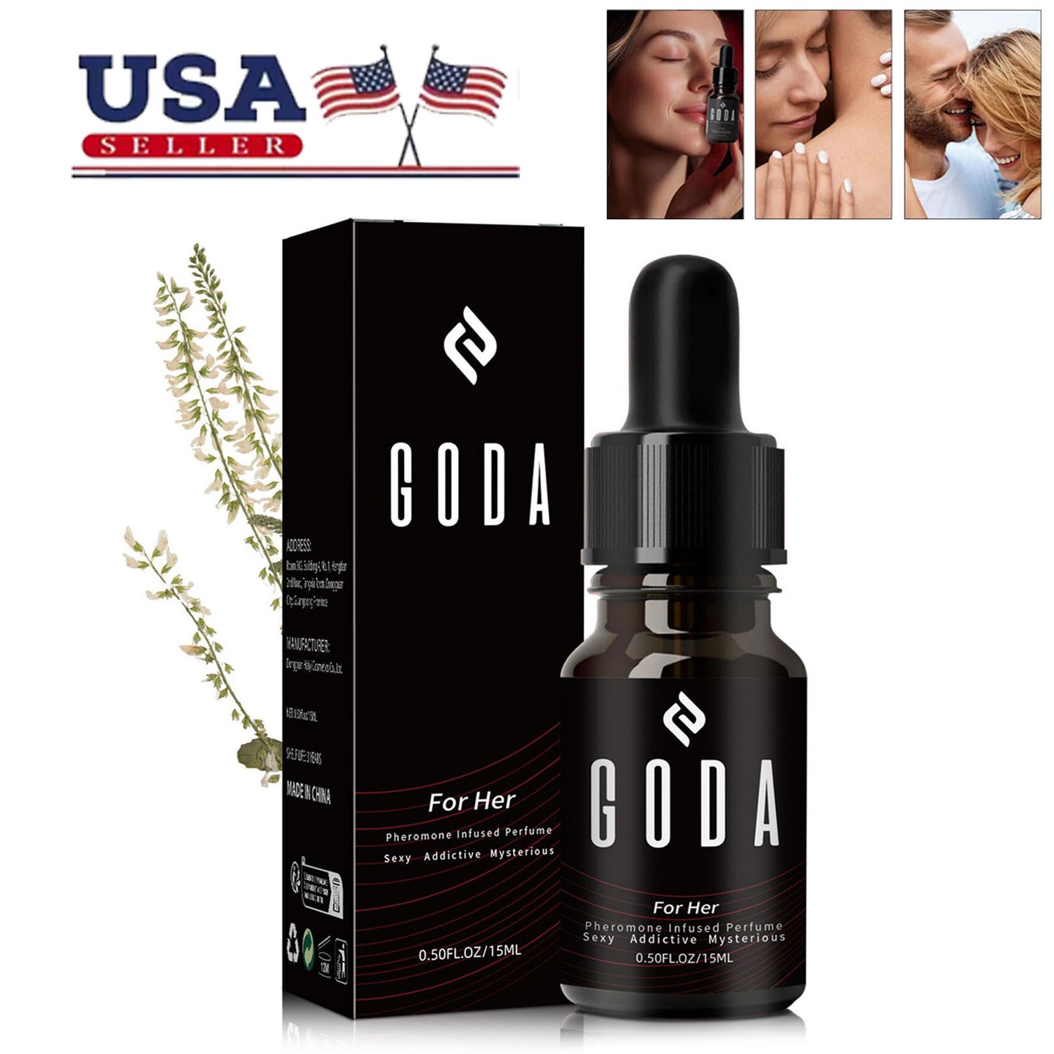 GODA For Her Pheromone Perfume For Women Long-Lasting with Jasmine&Rose 2026 NEW