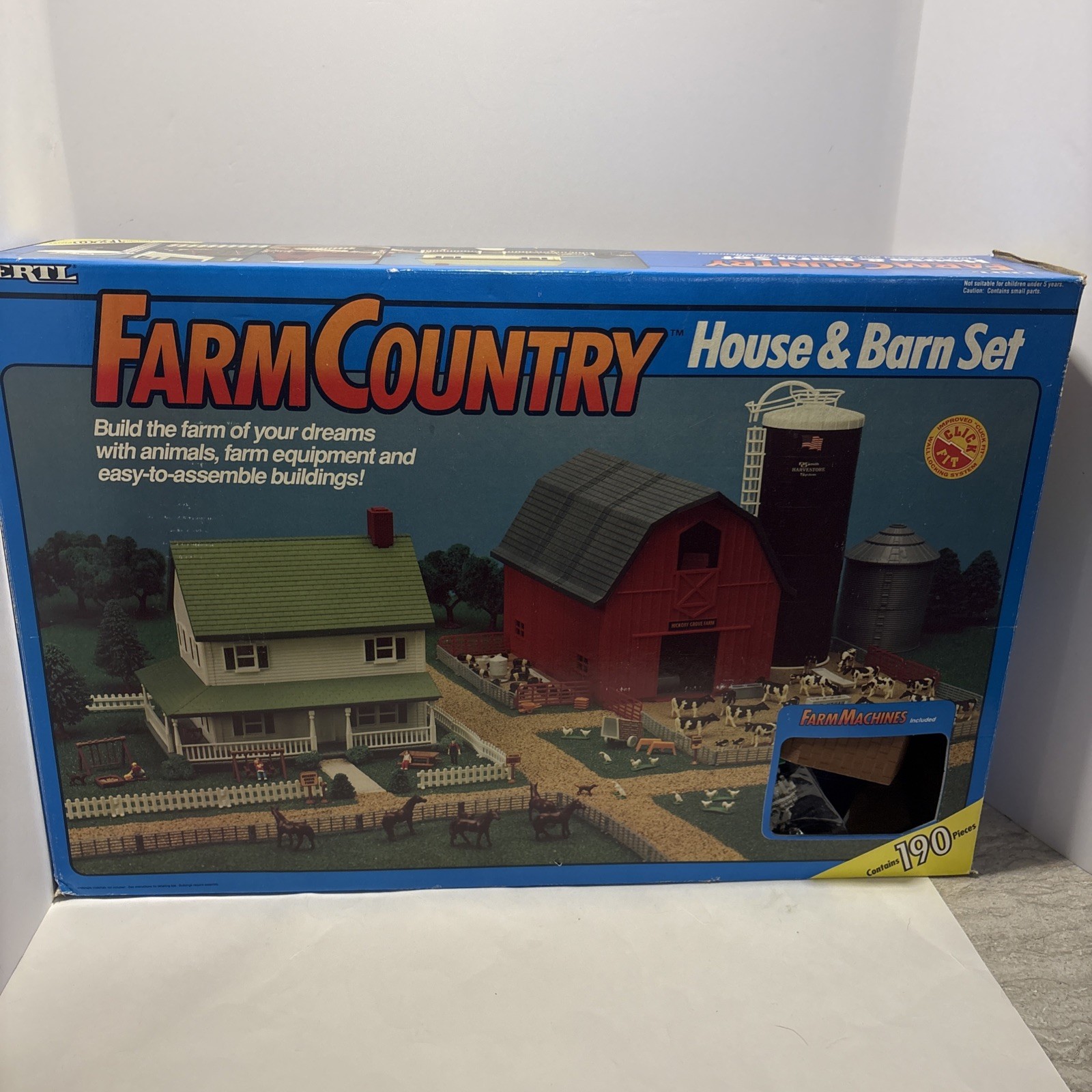 ERTL 1991 Farm Country House And Barn Set 100% Complete ERTL 1991 Farm Country House And Barn Set 100% Complete