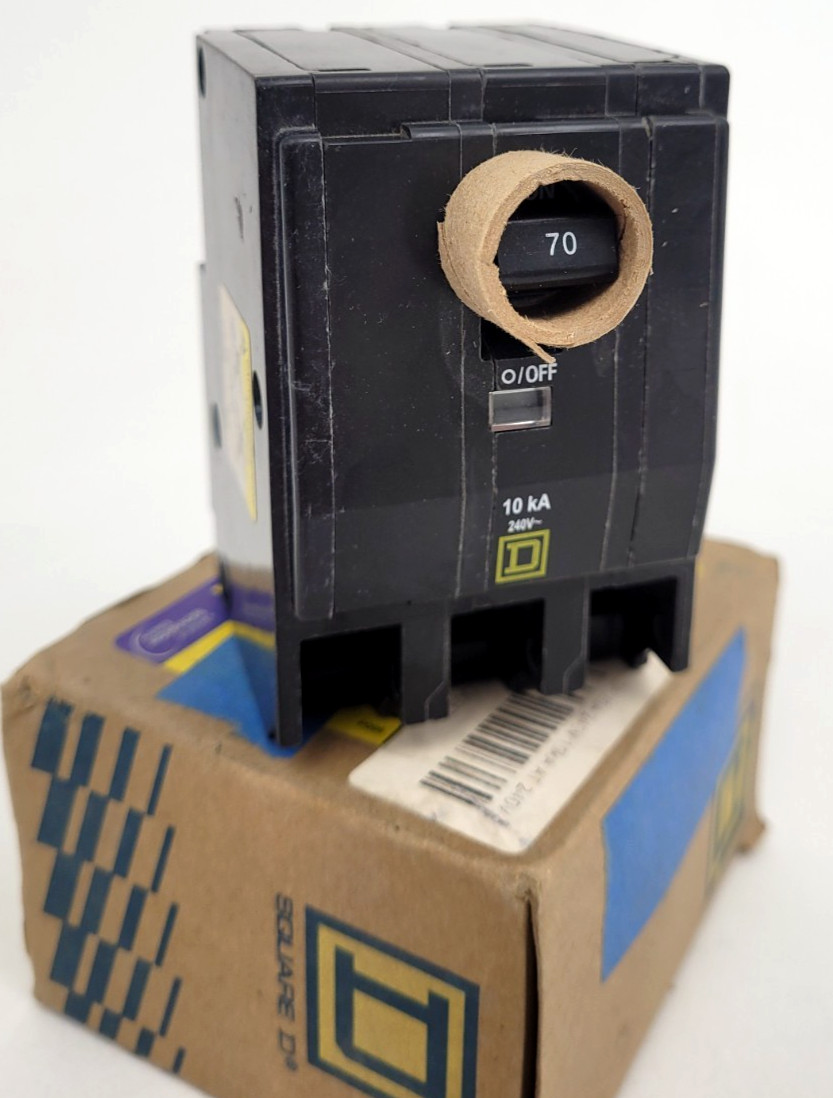 QO370 Square D 70 Amp Circuit Breaker - Next Day Option - New QO370 Square D 70 Amp Circuit Breaker - Next Day Option - New