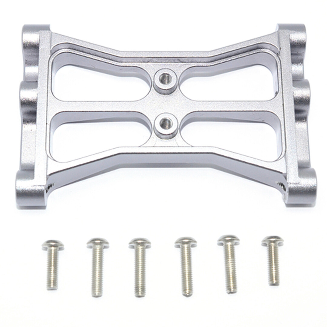 GPM Racing Aluminum Chassis Crossmember (7Pcs) Set Grey : TRX-4 / TRX-6