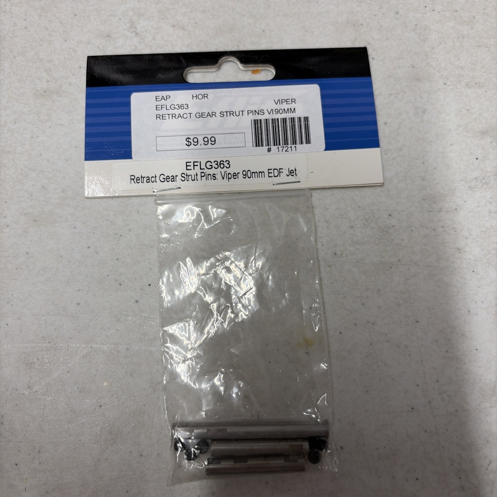 EFLG363 E-flite Viper 90mm Retract Gear Strut Pins