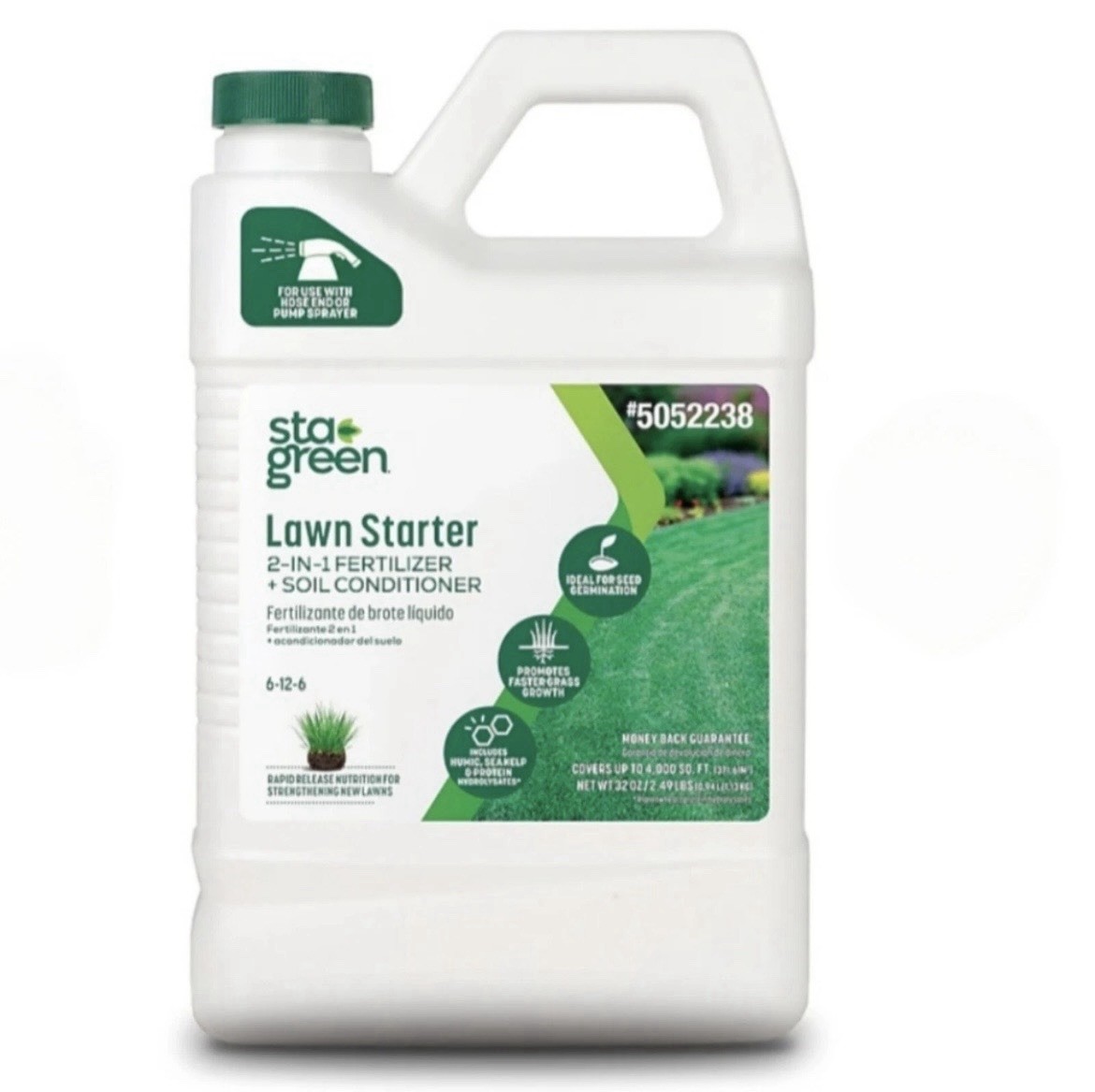 Sta-Green Fast Acting Enhanced Calcitic Lime Soil Amendment 5 lb Quick Greening