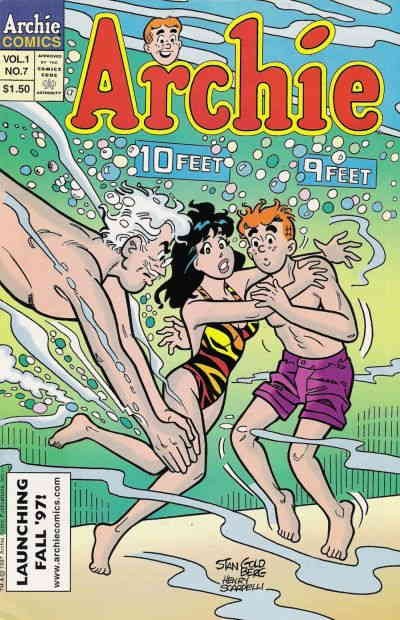 Archie's Ten Issue Collector's Set #7 VF; Archie | Swimsuit Cover - w/Bag+Board Archie's Ten Issue Collector's Set #7 VF; Archie | Swimsuit Cover - w/Bag+Board