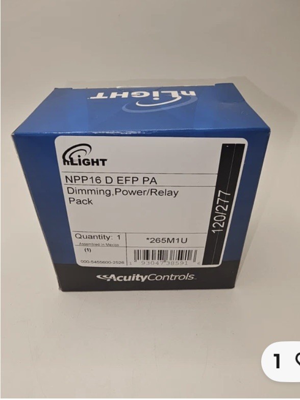 New Acuity Controls NPP16 D EFP SA Occupancy Controlled Dimming Power Pack New Acuity Controls NPP16 D EFP SA Occupancy Controlled Dimming Power Pack