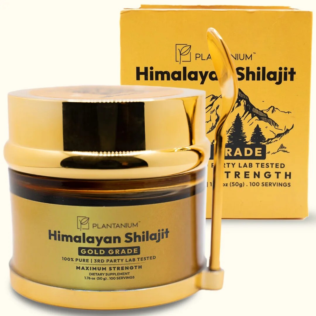 #1 Seller – Pure Himalayan Shilajit Resin – Gold Grade – 50g