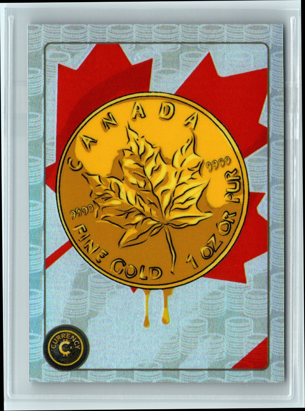 2025 Cardsmiths Currency Series 5 Gold Maple Leaf #9 Silver Refractor /50