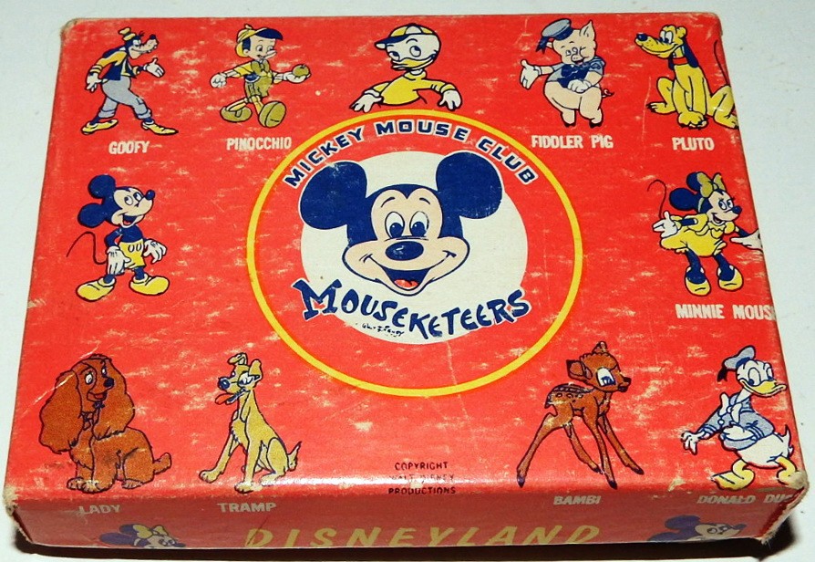 *** Vintage Mickey Mouse Club Mouseketeers Wallet Mint In Original Box *** *** Vintage Mickey Mouse Club Mouseketeers Wallet Mint In Original Box ***