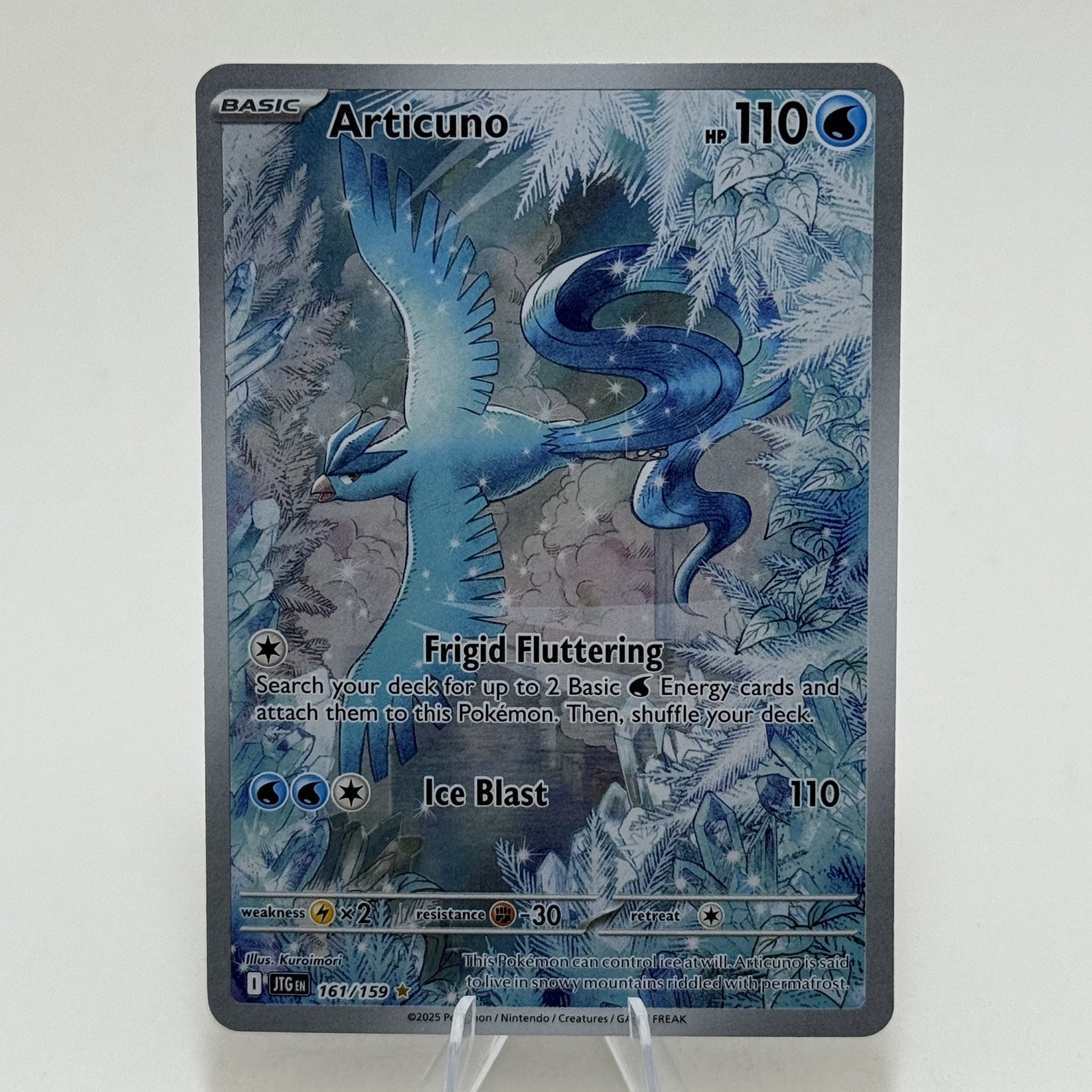 Articuno JTG 161/159 Journey Together Illustration Rare Pokemon TCG