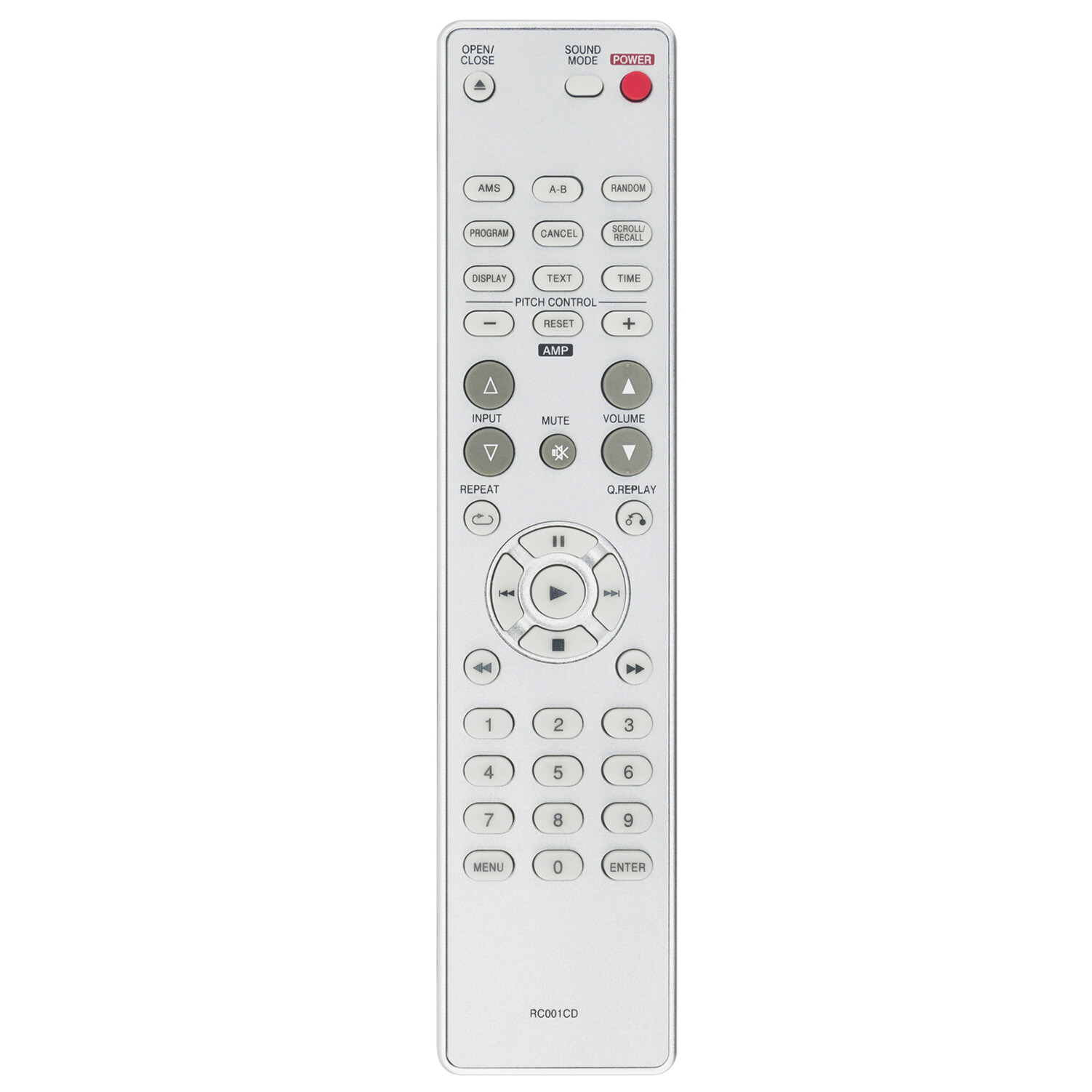 RC001CD Replace Remote for Marantz CD Player CD6002 CD5004 CD5003 CD6003 CD6004
