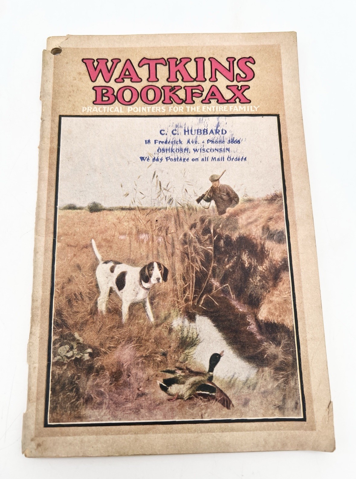 Antique 1925 Watkins Bookfax Practical Pointers Family Guide Watkins Oshkosh WI