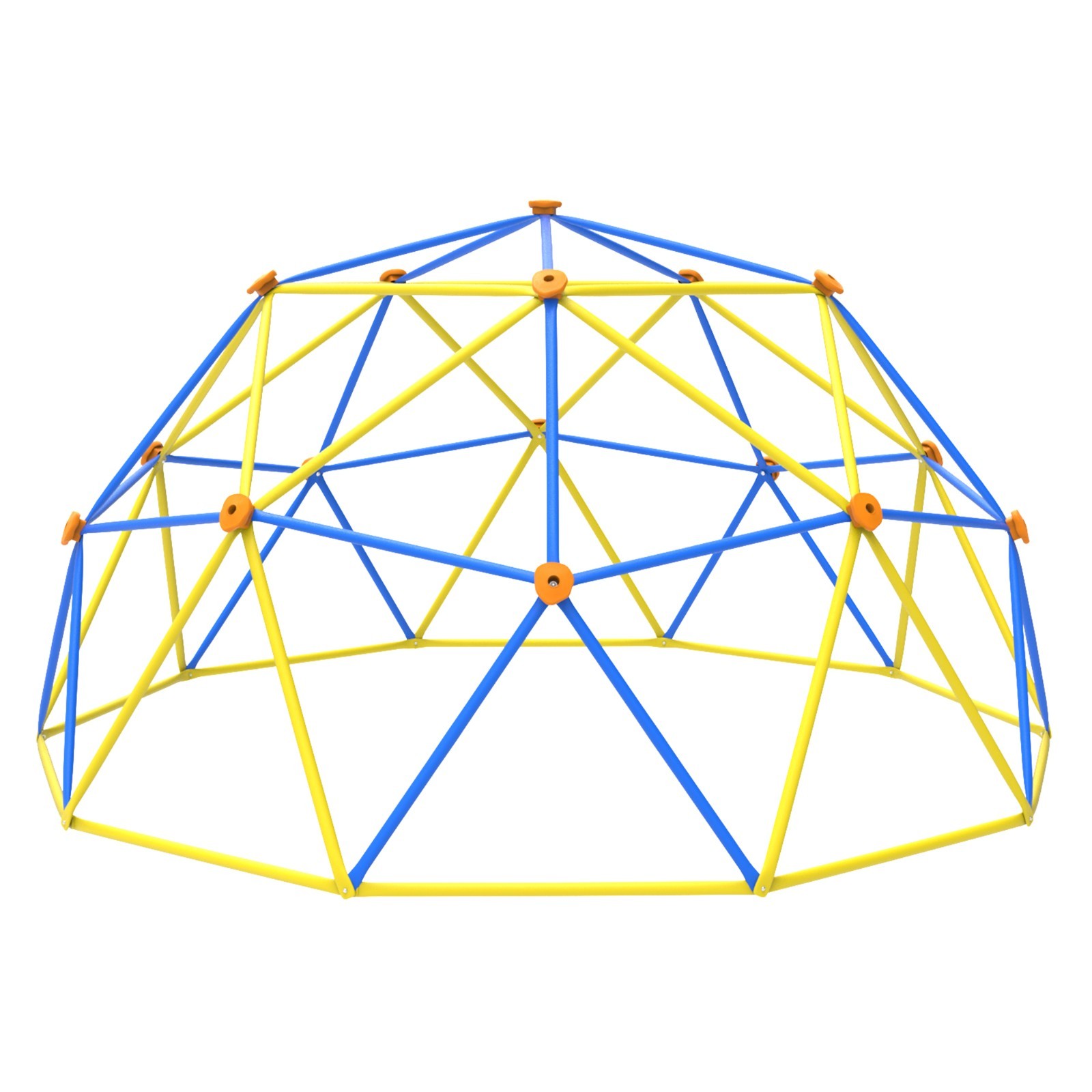 10FT Steel Climbing Dome Blue/Yellow - Open Box Indoor/Outdoor