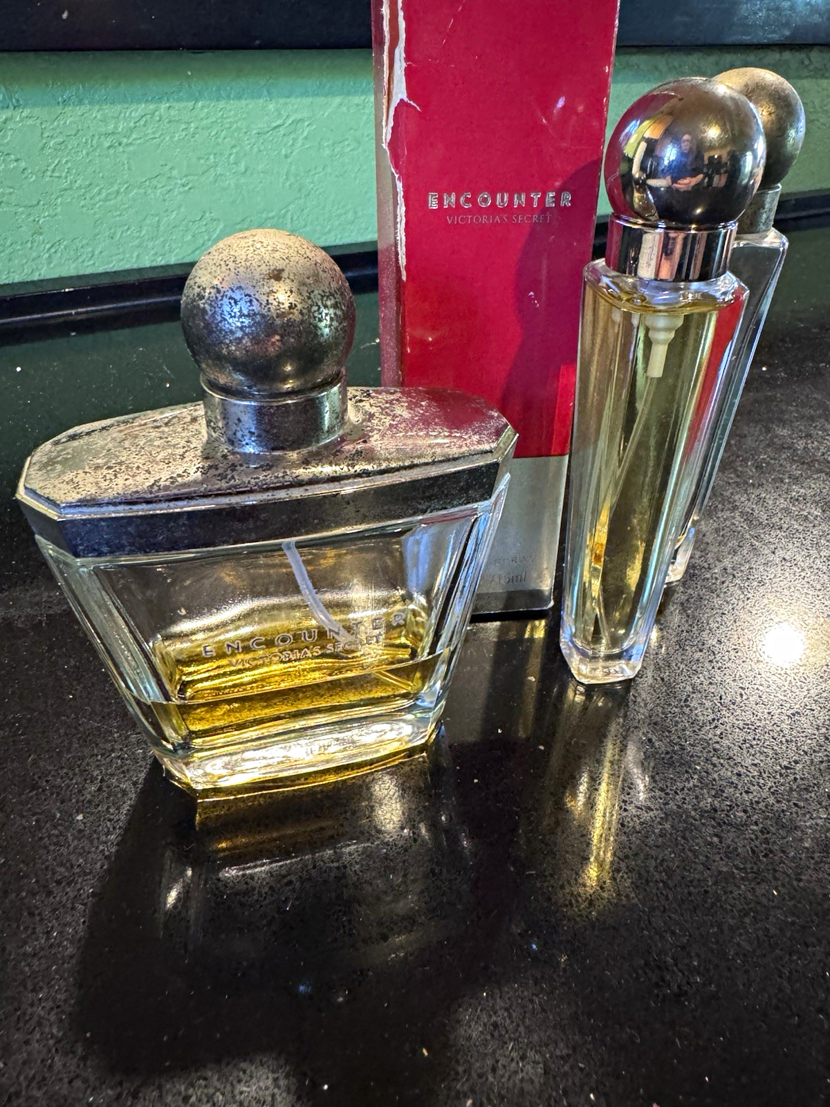 Vintage Victoria\'s Secret Encounter Cologne Spray 15ml NIB, 50ml partial womens