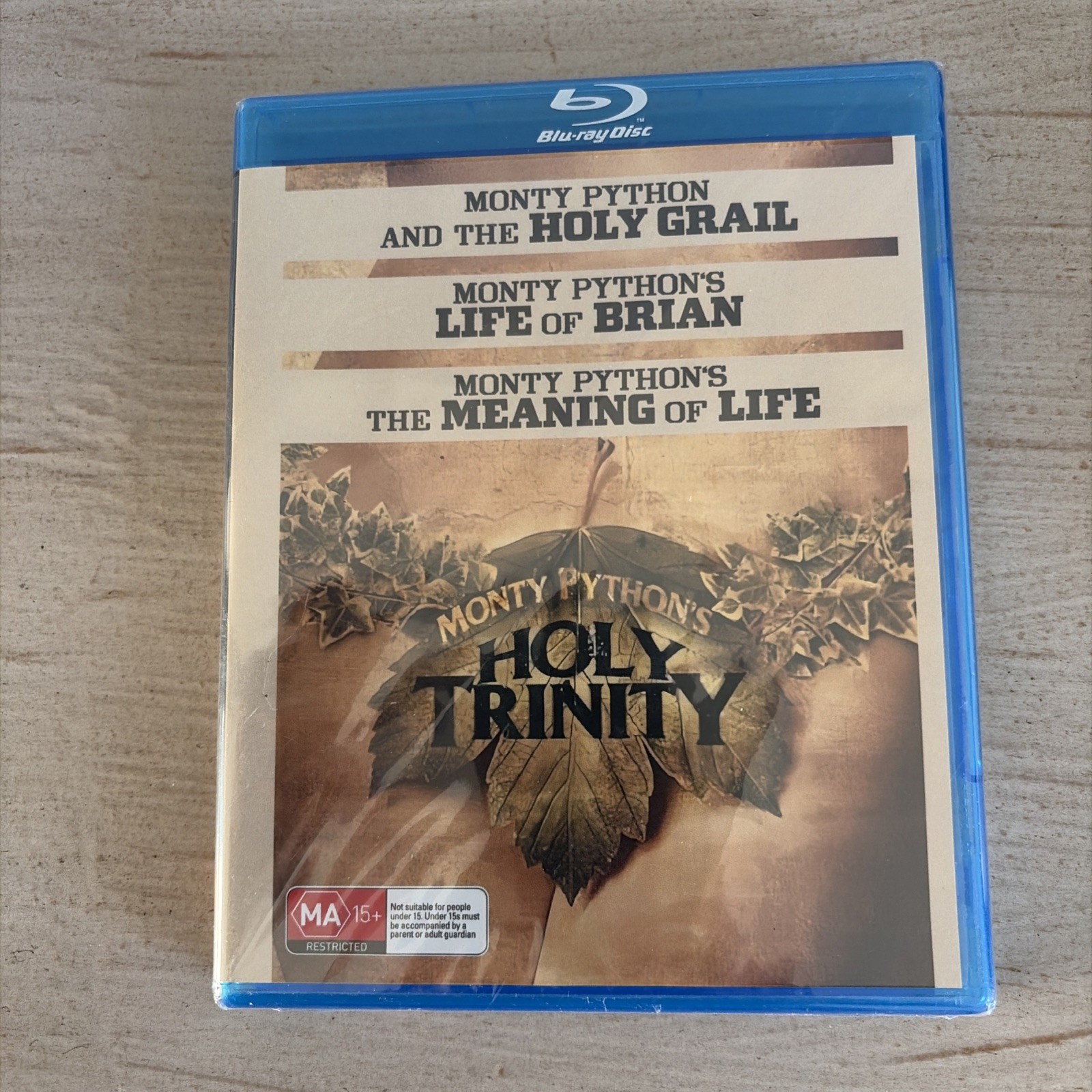 Monty Python\'s Holy Trinity Blu-Ray Set Holy Grail Life of Brian + NEW & SEALED