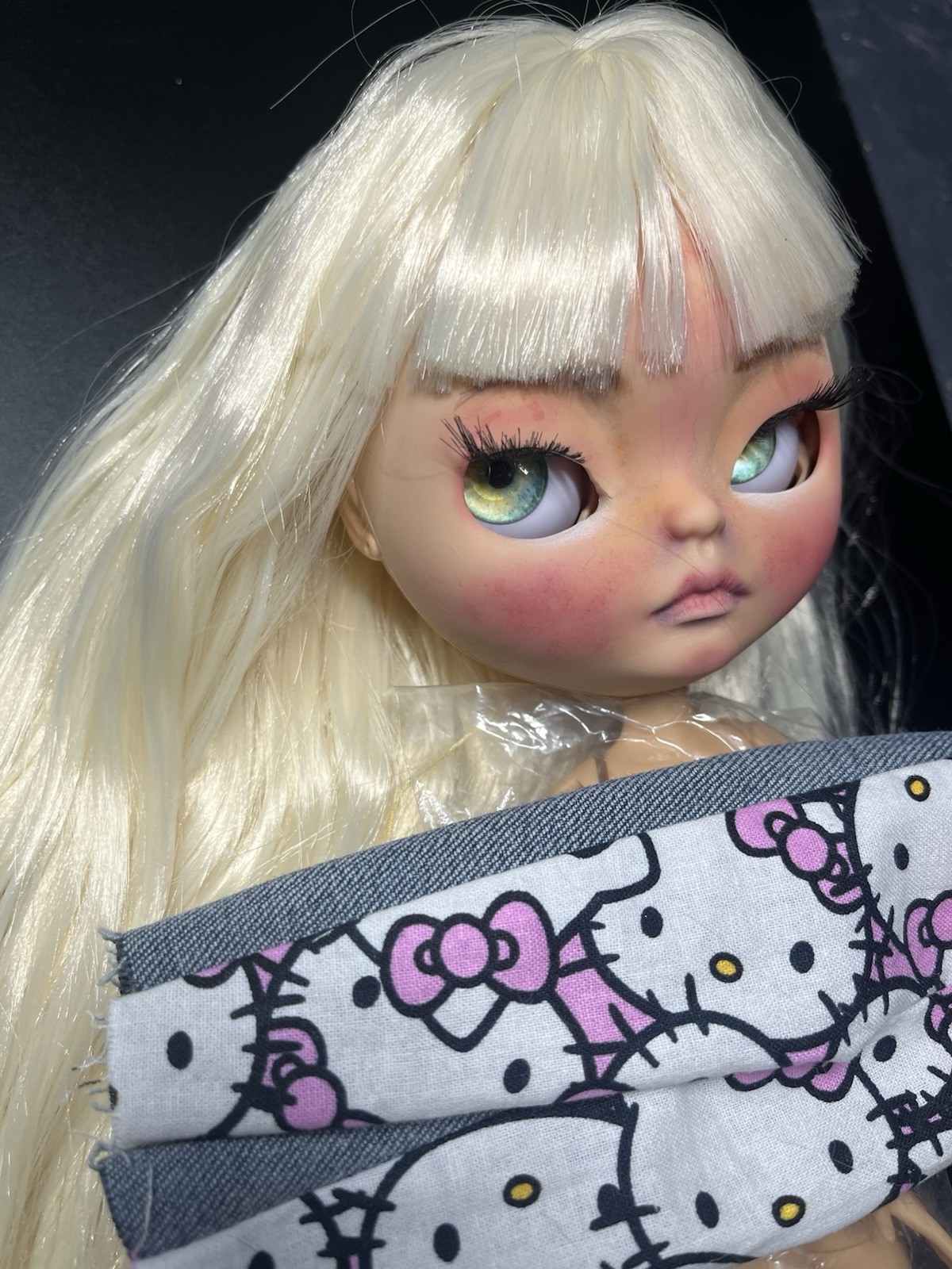 Custom Blythe doll /Sculpted Asian Blythe Doll