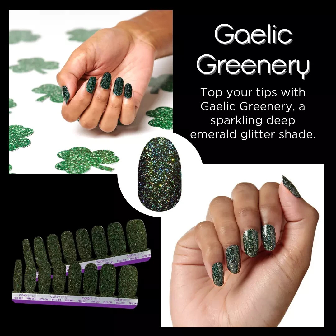 🎯Color Street Nail Strips E-K🎯 All Colors Glitter Solid French New