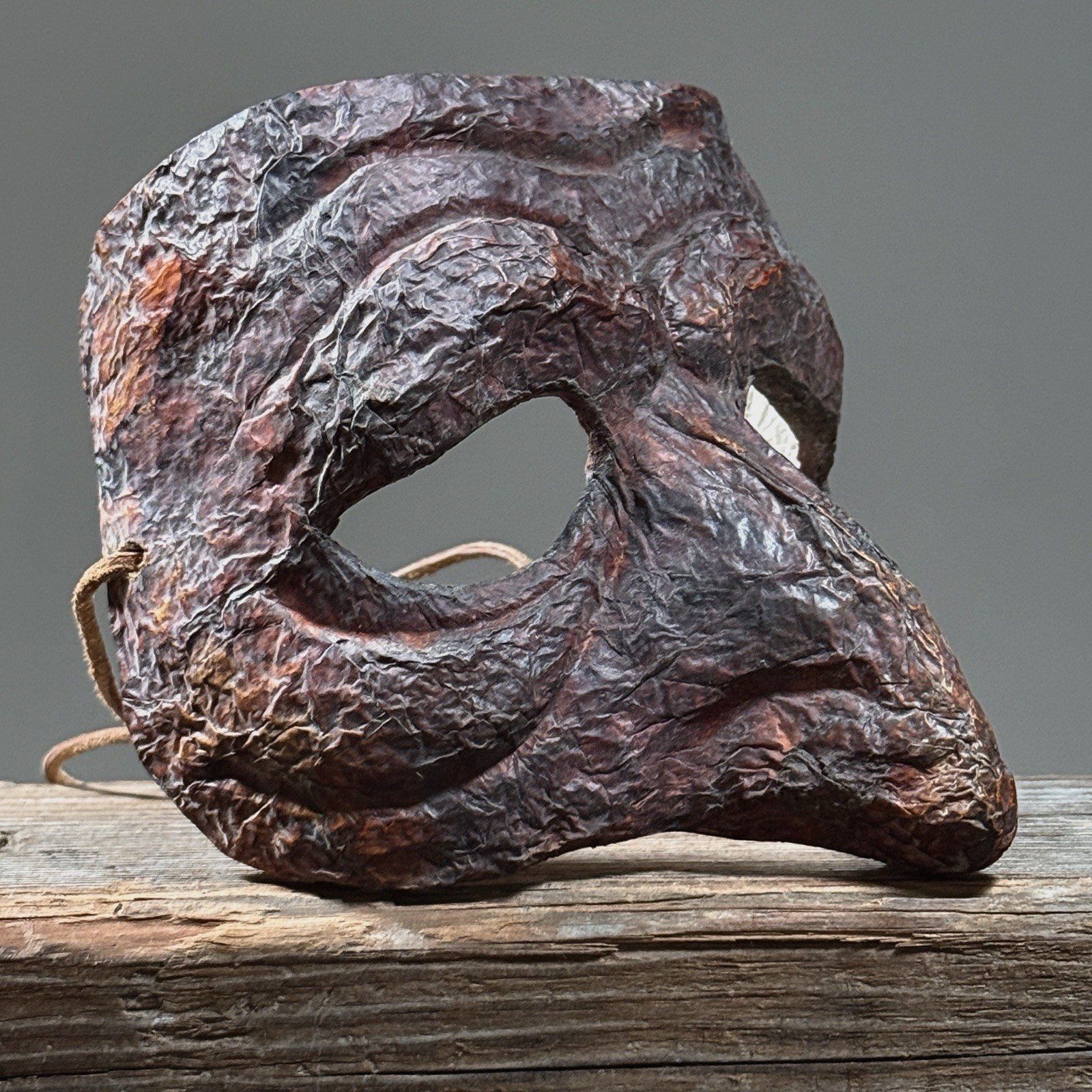 Vintage French Modernist Papier-Mâché Commedia Mask by Jean-Pierre Maury