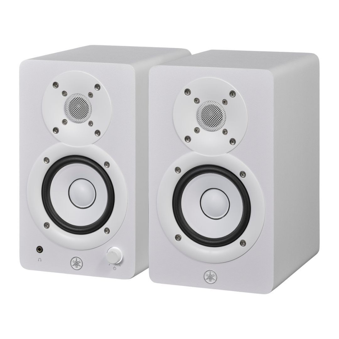 Yamaha HS4 4.5-Inch Powered Studio Monitors Pair Audio PRO (White)