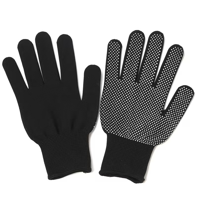 1-5 Pairs Work Gloves Anti-slip Knitted Stretchy Cloth Glove Thin Glove Liners