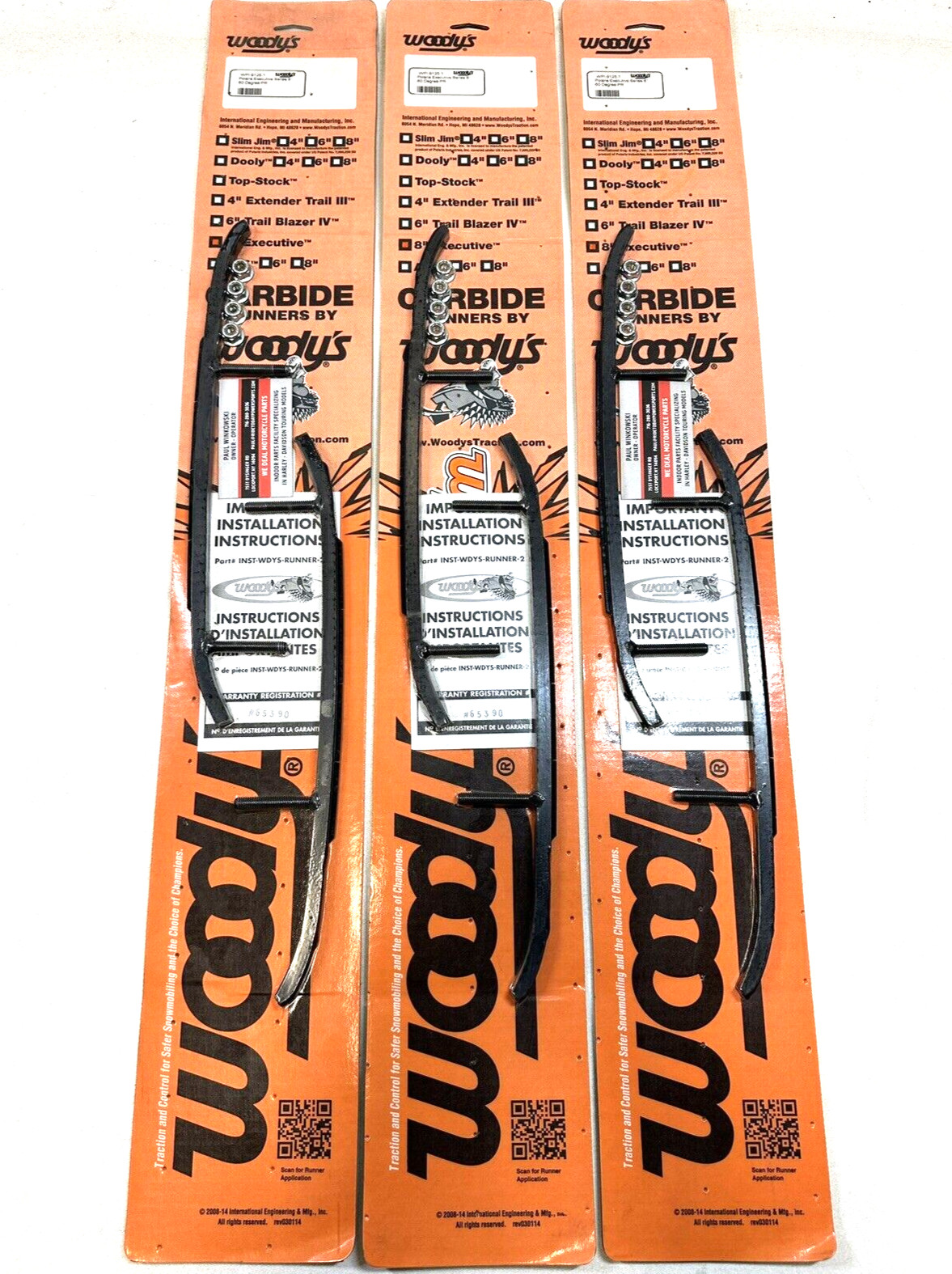 3 PACK Woodys 8