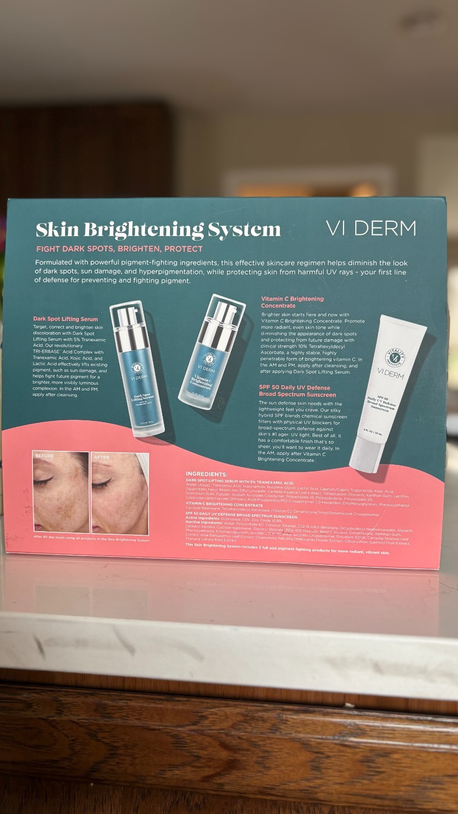 VI Derm Skin Brightening System Skin Care