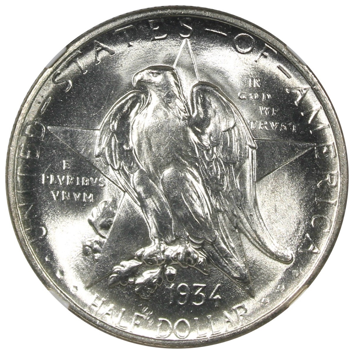 1934 Texas Commemorative Half Dollar Flashy 50C 1934 Texas Commemorative Half Dollar Flashy 50C