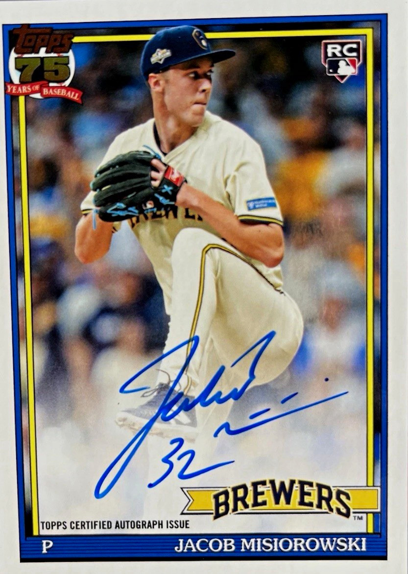 Topps 2026 1991 Baseball Autographs Misiorowski Chance READ DESCRIPTION.