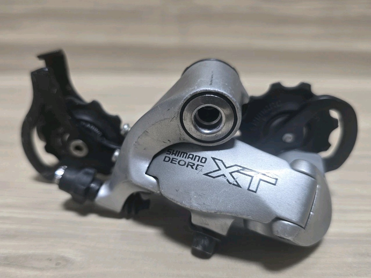 Vintage Shimano Deore XT RD-M750 Rear Derailleur Long Cage 9s MTB Japan  90s