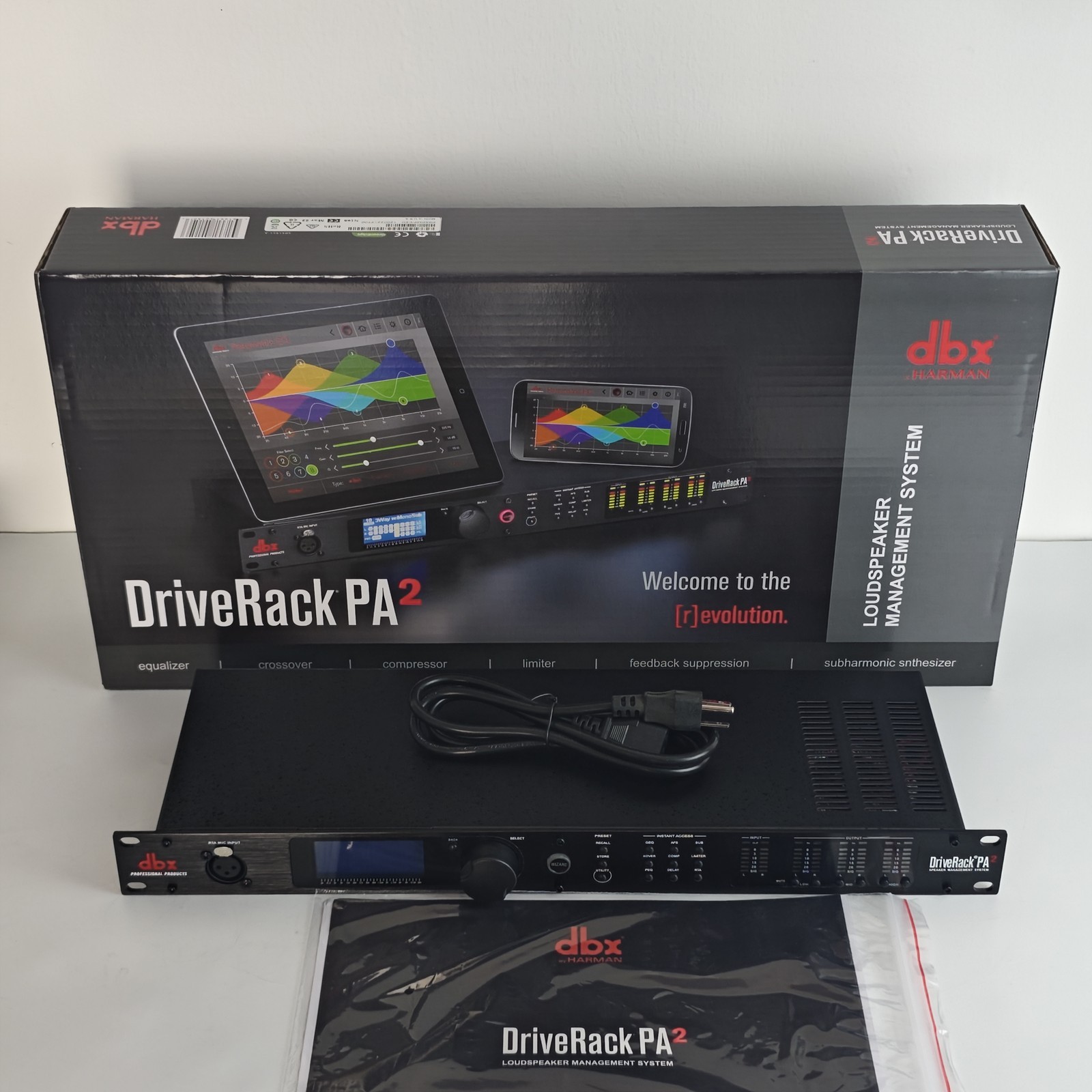 NEW DBX DriveRack PA2 Complete Loudspeaker Management System PA2