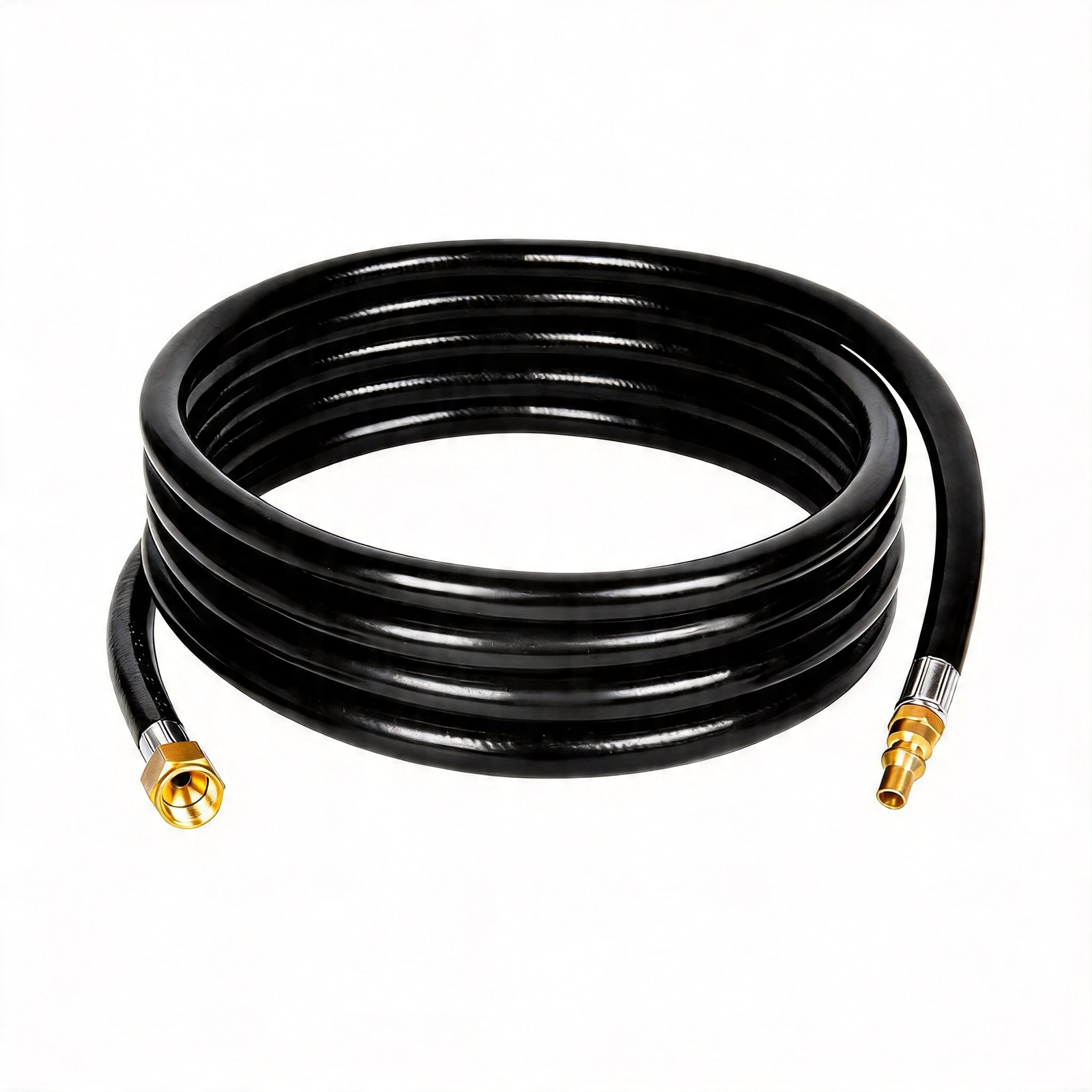 NEW 12ft RV Propane Quick Connect Hose 1/4\