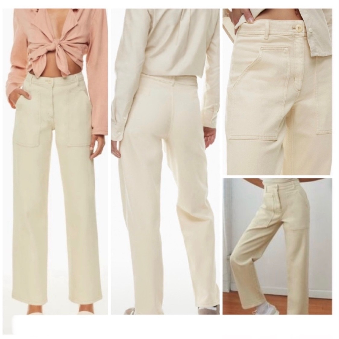 NWOT ARITZIA Wilfred Free Modern Utility Pants/ Denim Size 4 (40\ NWOT ARITZIA Wilfred Free Modern Utility Pants/ Denim Size 4 (40\