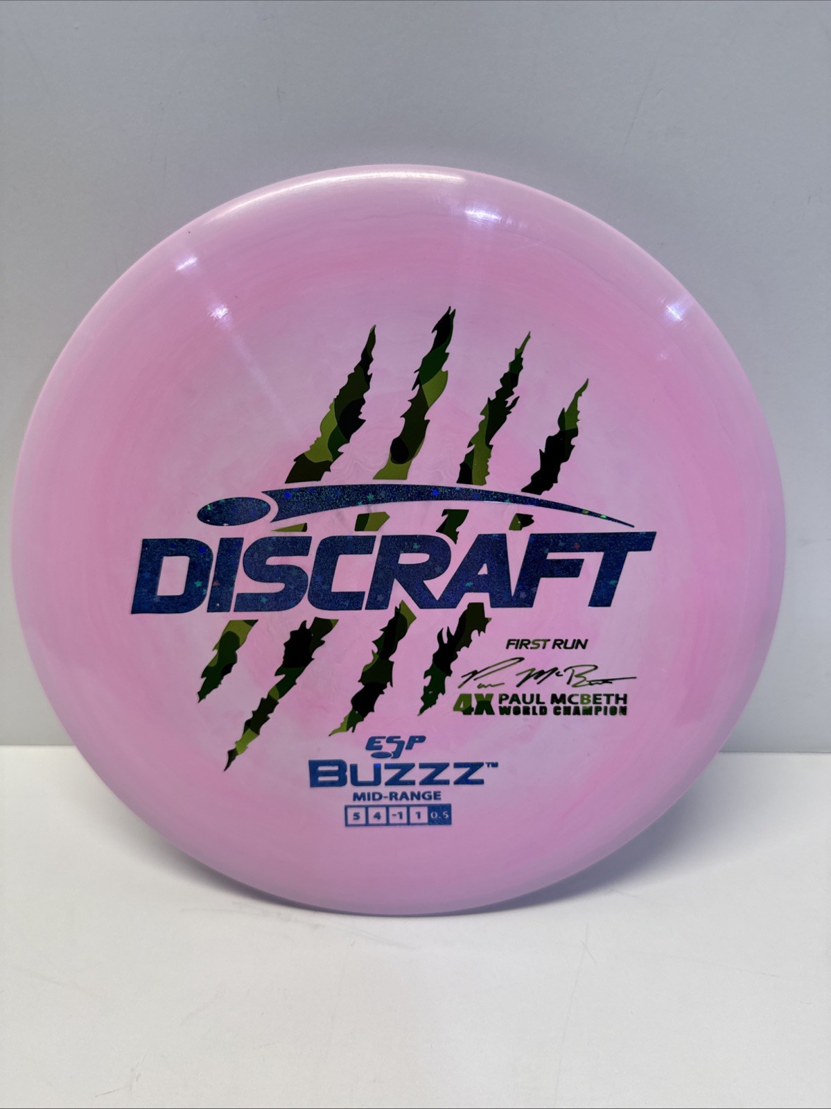Discraft Paul McBeth 4X  Claw Buzzz First Run Midrange Driver 177+ Camo Rare
