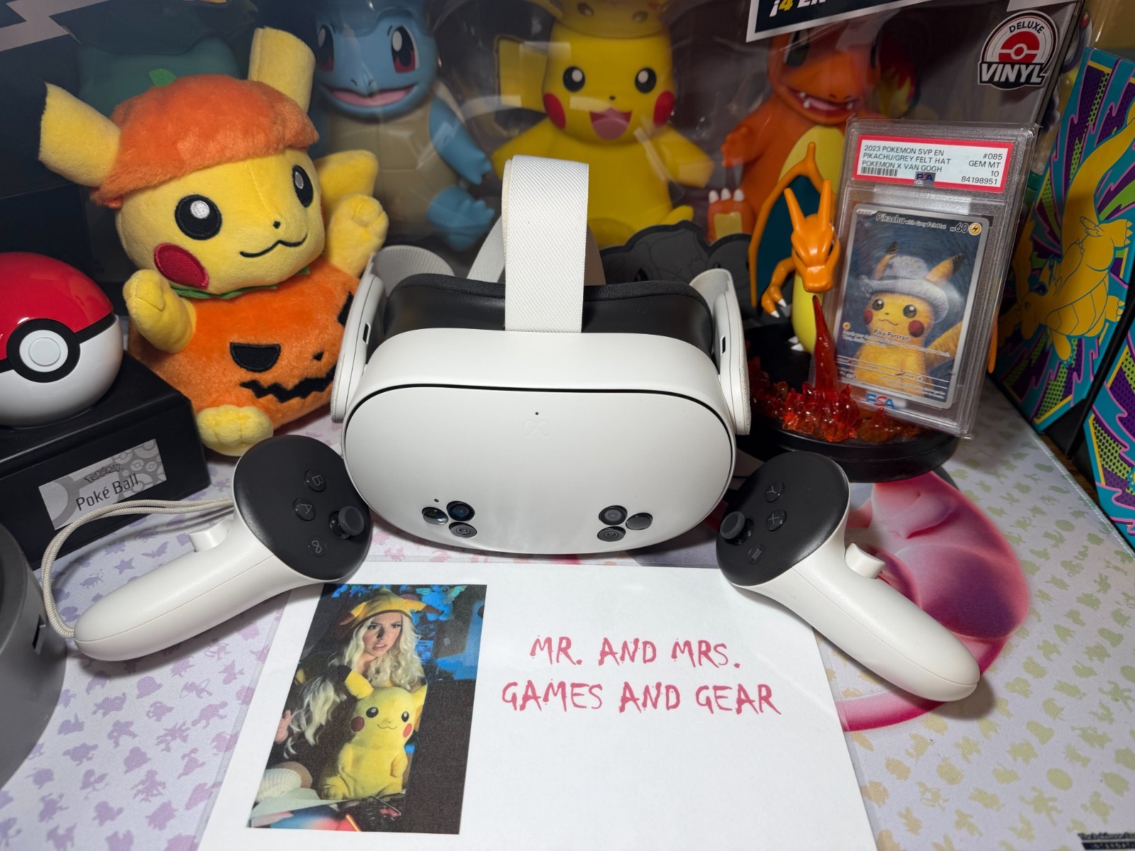 Meta Quest 3 128GB VR Headset - White Used Tested Working With Both Controllers Meta Quest 3 128GB VR Headset - White Used Tested Working With Both Controllers