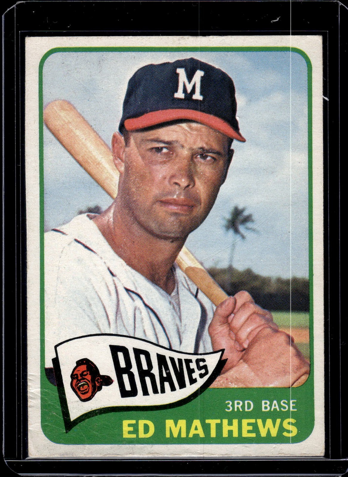 1965 Topps #500 Ed Mathews