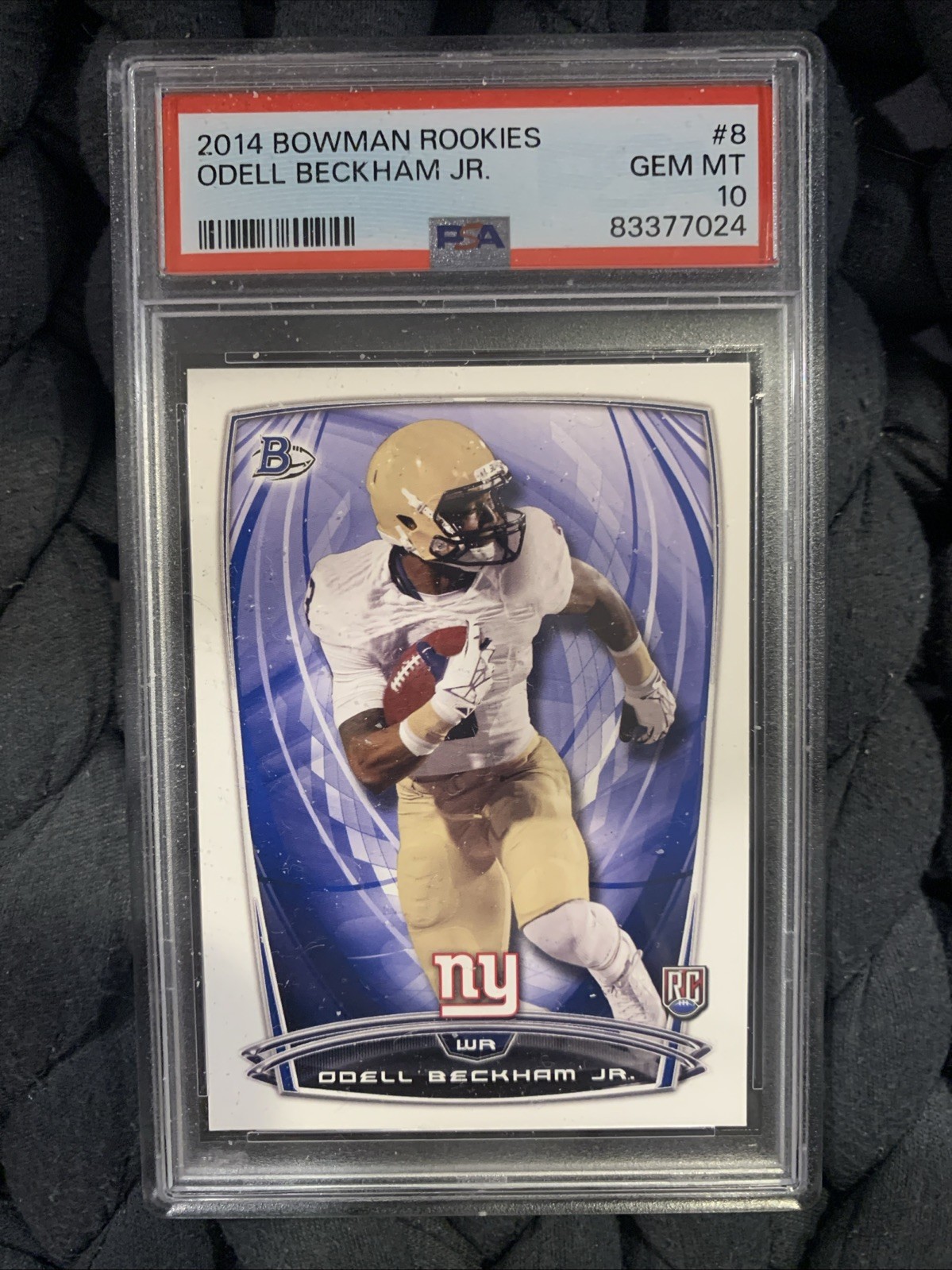 2014 Bowman Rookies #8 Odell Beckham Jr RC Rookie Card PSA 10 Gem Mint NY Giants