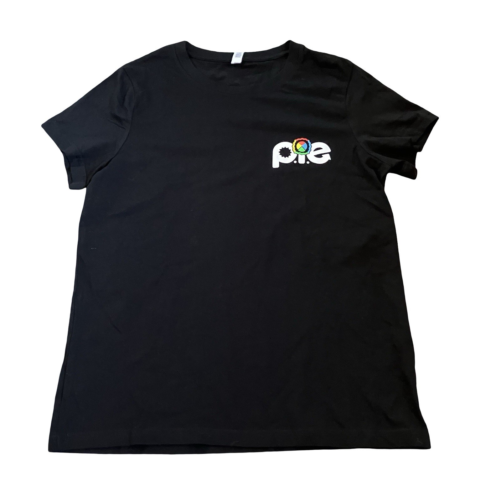 Rare Google p.i.e. Employee Shirt Graphic Print Black Small Organic Cotton Swag Rare Google p.i.e. Employee Shirt Graphic Print Black Small Organic Cotton Swag
