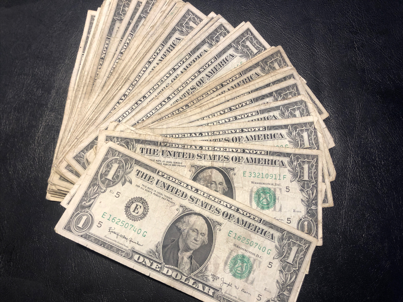 1963B One Dollar Barr Note $1 Bill Clean Circulated - 1 Note
