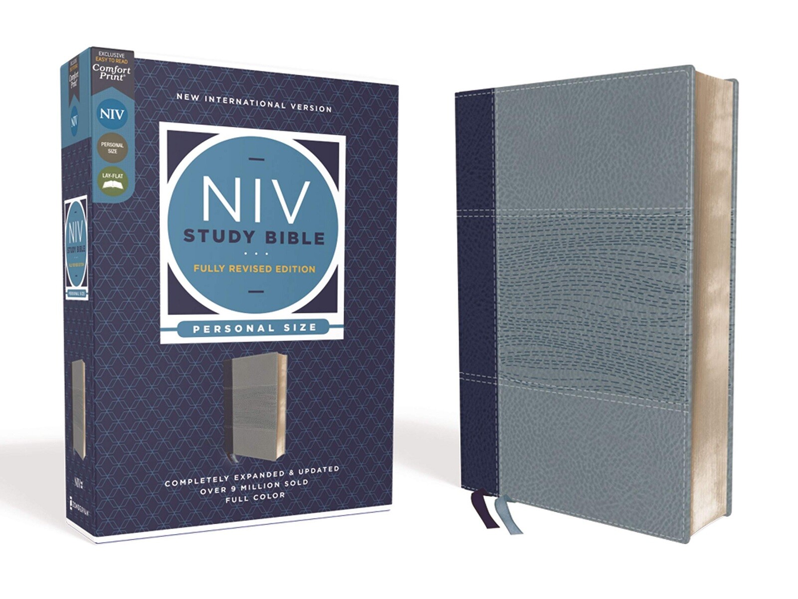 NIV Personal Size Study Bible soft leather-look BRAND NEW in Shrink Wrap