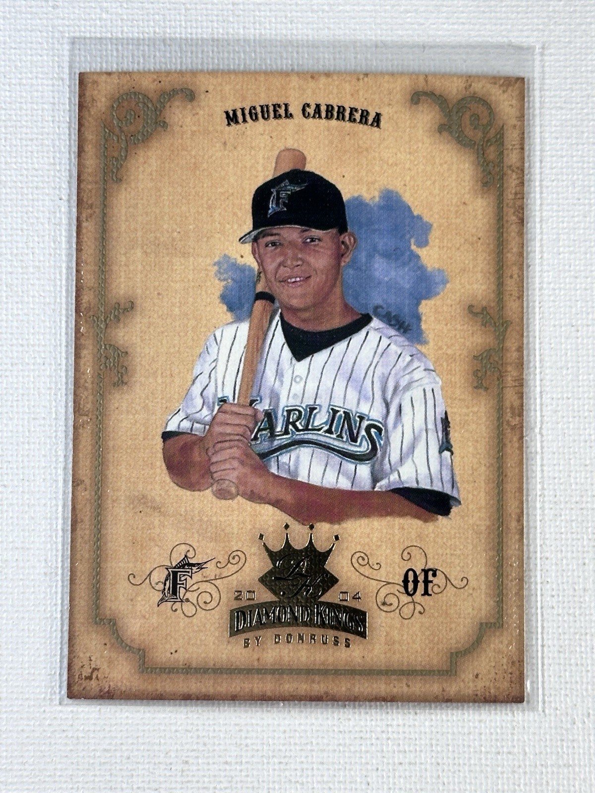 2004 Donruss Diamond Kings ~ Miguel Cabrera ~ 103 ~ Marlins