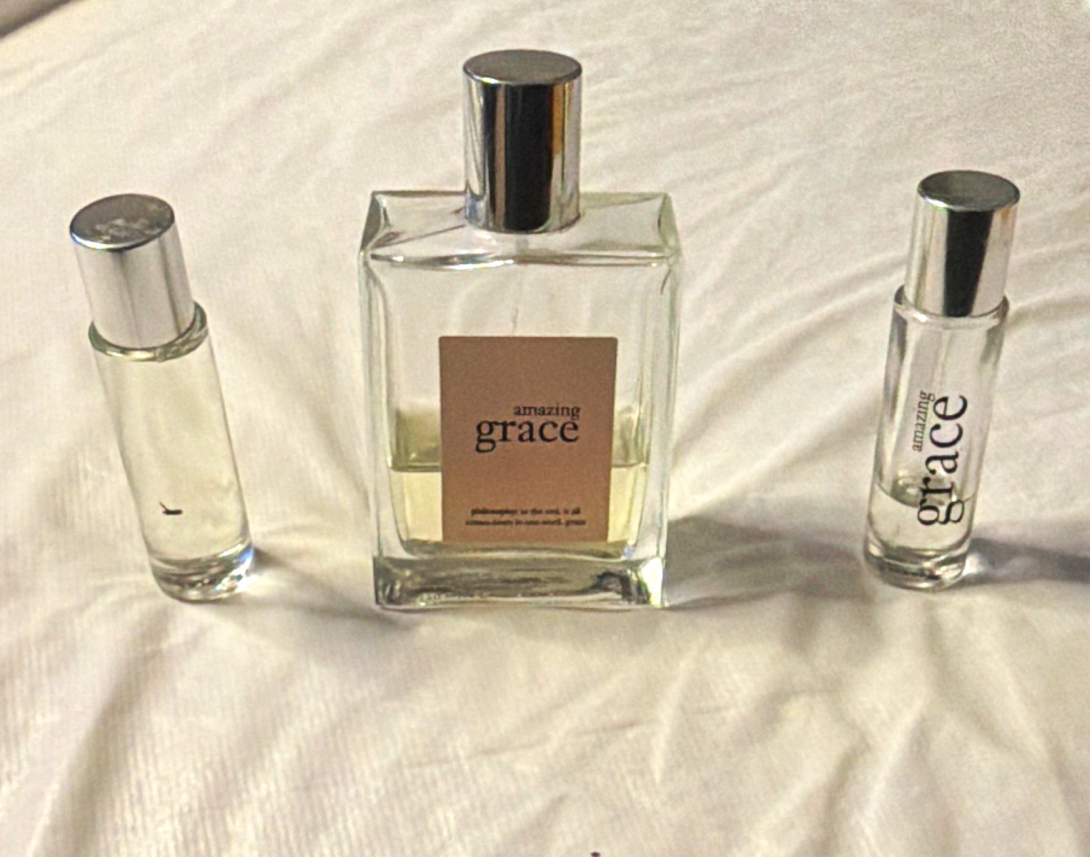 Philosophy Amazing Grace Eau de Toilette Spray, 2 fl oz Regular w/ Travel Sprays Philosophy Amazing Grace Eau de Toilette Spray, 2 fl oz Regular w/ Travel Sprays