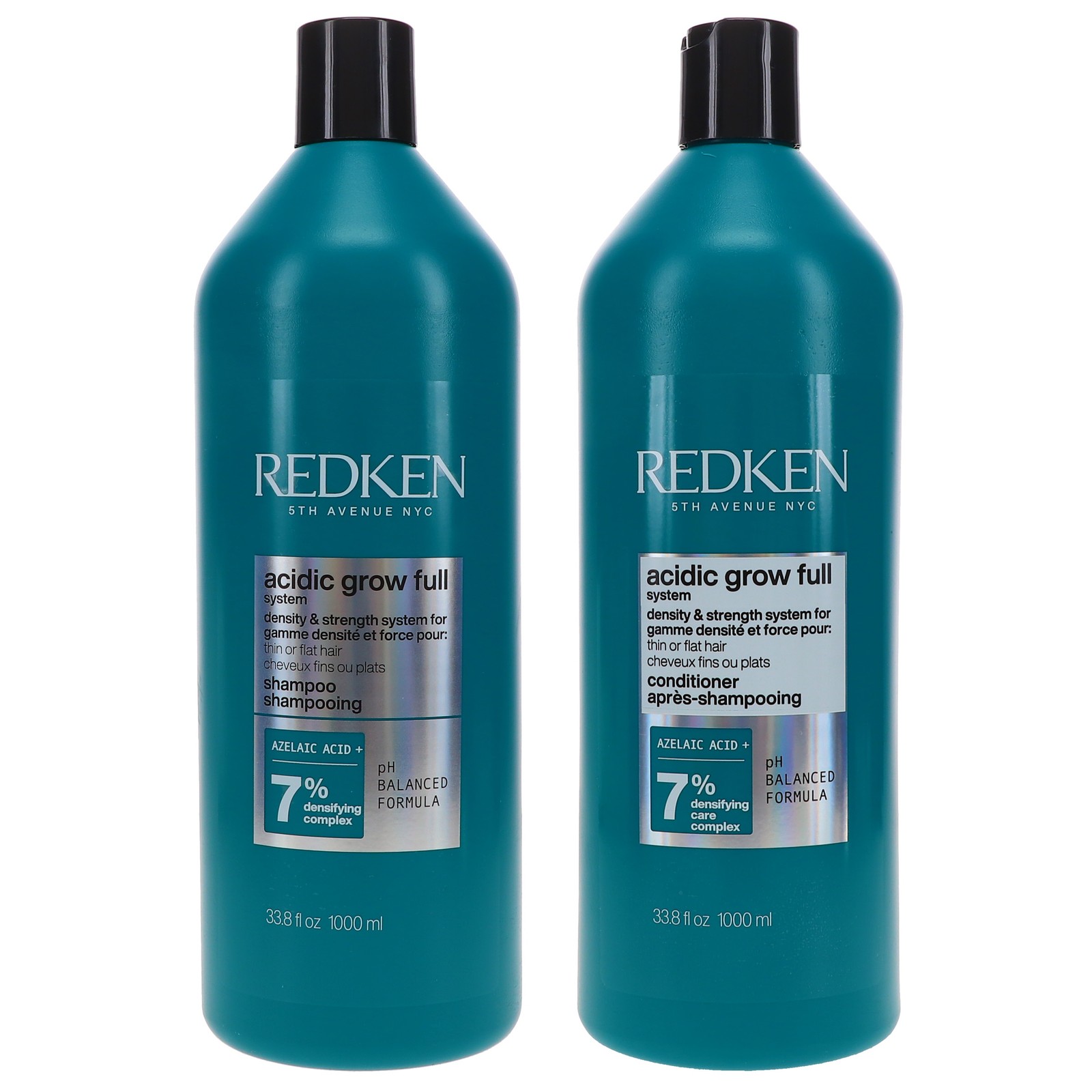 Redken Acidic Grow Full Shampoo 33.8 oz & Conditioner 33.8 oz Combo Pack