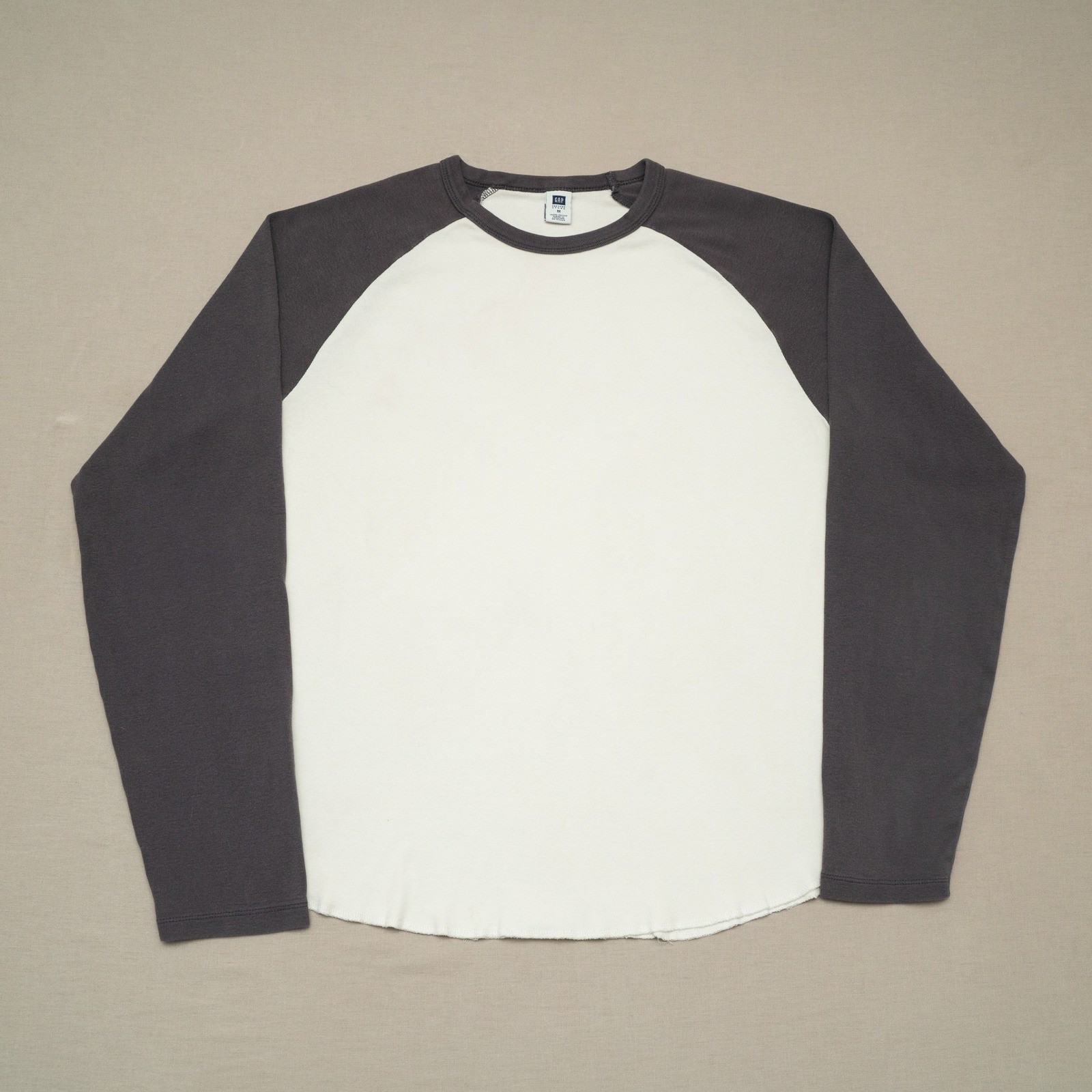 Vintage 90s Y2k 2000s Gap Factory Raglan Long Sleeve Baseball T Shirt Adult M
